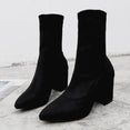 Casual Comfortable Sweet Flock Boots