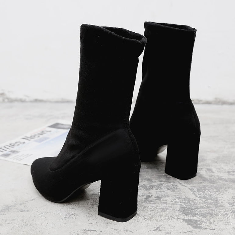 Casual Comfortable Sweet Flock Boots