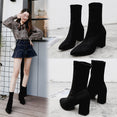 Casual Comfortable Sweet Flock Boots