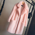 Casual Faux Fur Women Mink Coat Jacket