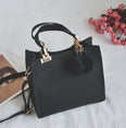 Leather Fair Ball Tassel Messenger Handbag