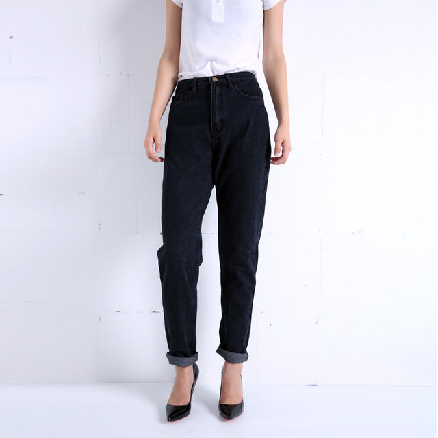 High Waist Harem Vintage Jeans Pants