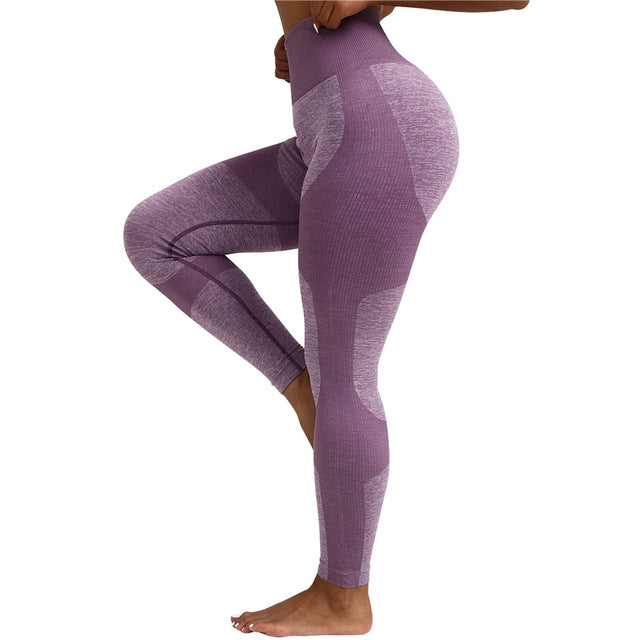 High Waist Yoga Seamless Stretch Leggings