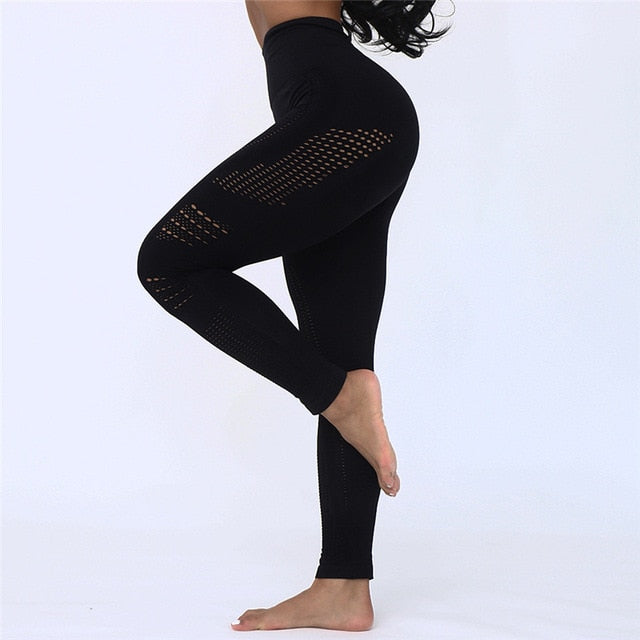 High Waist Yoga Seamless Stretch Leggings