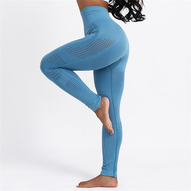 High Waist Yoga Seamless Stretch Leggings