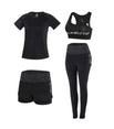 High Waist Women Yoga 5 pieces Set