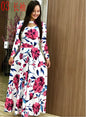 Elegant Casual Bohmia Flower Print Dress