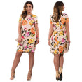 Floral Pencil Women Midi Dress