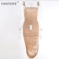 Elegant Strapless Sheer Club Wear Party Dress