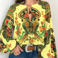 Vintage Floral Bohemian Blouse
