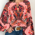 Vintage Floral Bohemian Blouse