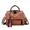 Leather Tassel Luxury Vintage Sac Handbag