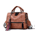 Leather Tassel Luxury Vintage Sac Handbag