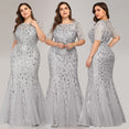 Elegant Lace Appliques Evening Mermaid Dresses