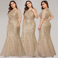 Elegant Lace Appliques Evening Mermaid Dresses