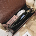 Luxury Crocodile pattern Shoulder Messenger Handbag