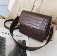 Luxury Crocodile pattern Shoulder Messenger Handbag