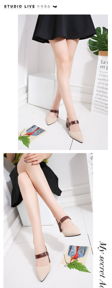 Shallow Mouth pointed High Heel pumps