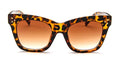 Leopard Vintage Cat Eye Sunglasses