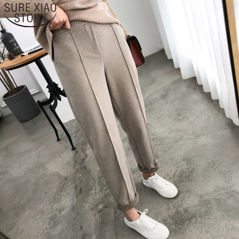 Thicken Work Suit Pencil Pants