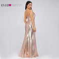 Elegant Pretty Mermaid Sequined Evening Dress