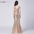 Elegant Pretty Mermaid Sequined Evening Dress