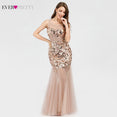 Elegant Pretty Mermaid Sequined Evening Dress