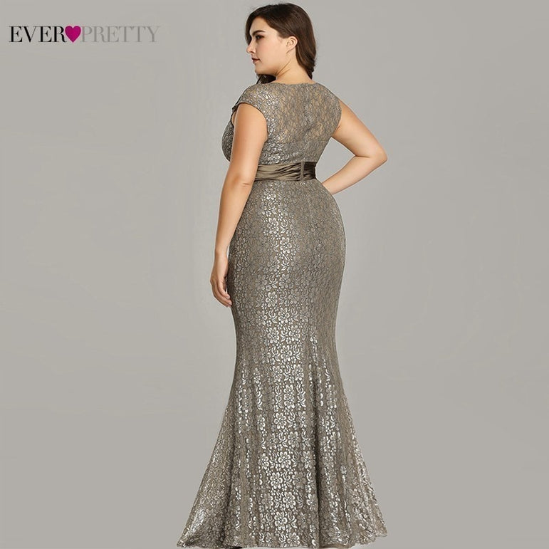 Elegant Pretty Mermaid Sequined Evening Dress