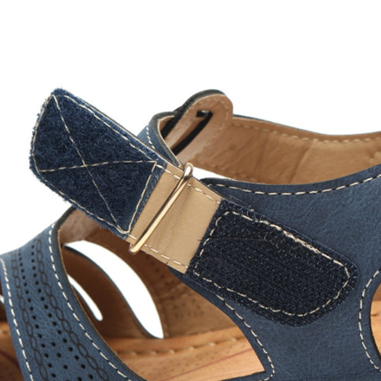 Casual Leather Vintage Buckle Sandals