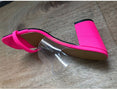 Thick Heel Women Transparent Sandals