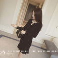 Elegant Long Sleeve Sweater Style Slim Dress