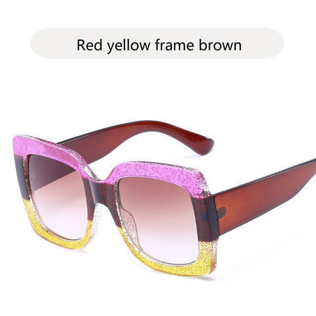 Luxury Women Oversized Square Sunglasses