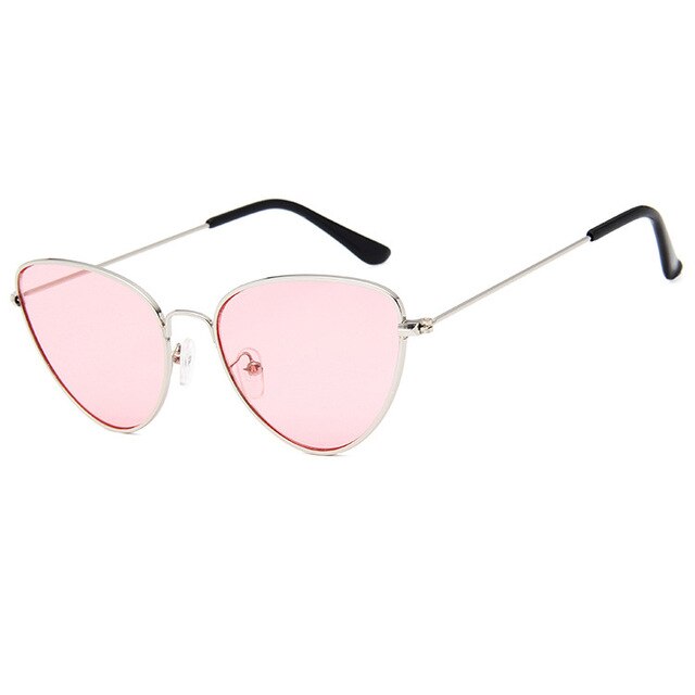 Metal Frame Vintage Cat Eye Sunglasses