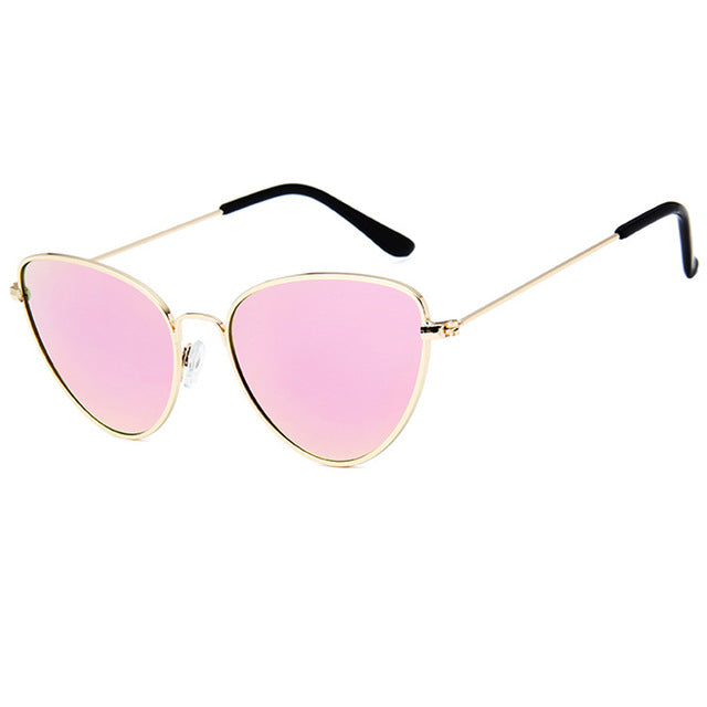 Metal Frame Vintage Cat Eye Sunglasses