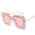 Flash Square Shades Shining Diamond Sunglasses