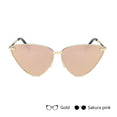 Cat Eye Retro Vintage Mirror Women Sun Glasses
