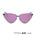 Cat Eye Retro Vintage Mirror Women Sun Glasses