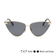 Cat Eye Retro Vintage Mirror Women Sun Glasses