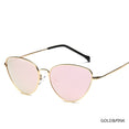 Cat Eye Retro Vintage Mirror Women Sun Glasses