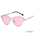 Cat Eye Retro Vintage Mirror Women Sun Glasses