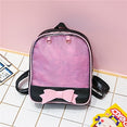 Cute Bow Transparent Women Backpack