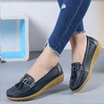 Leather Breathable Ballerina Ladies Shoes