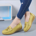 Leather Breathable Ballerina Ladies Shoes