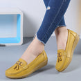 Leather Breathable Ballerina Ladies Shoes