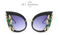 Luxury Cat Eye Diamond Sunglasses