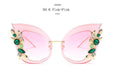 Luxury Cat Eye Diamond Sunglasses