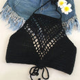 Hollow Out Lace Vintage Crochet Crop Top