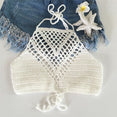 Hollow Out Lace Vintage Crochet Crop Top