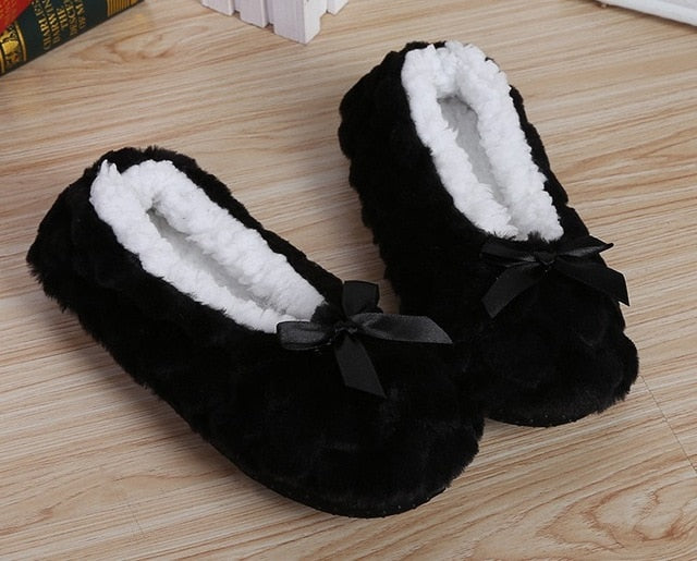 New Cute Indoor Home Warm Soft Plush Slippers