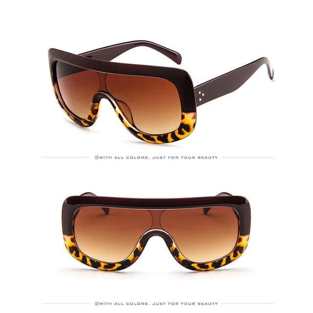 Luxury Big Frame Vintage Sunglasses